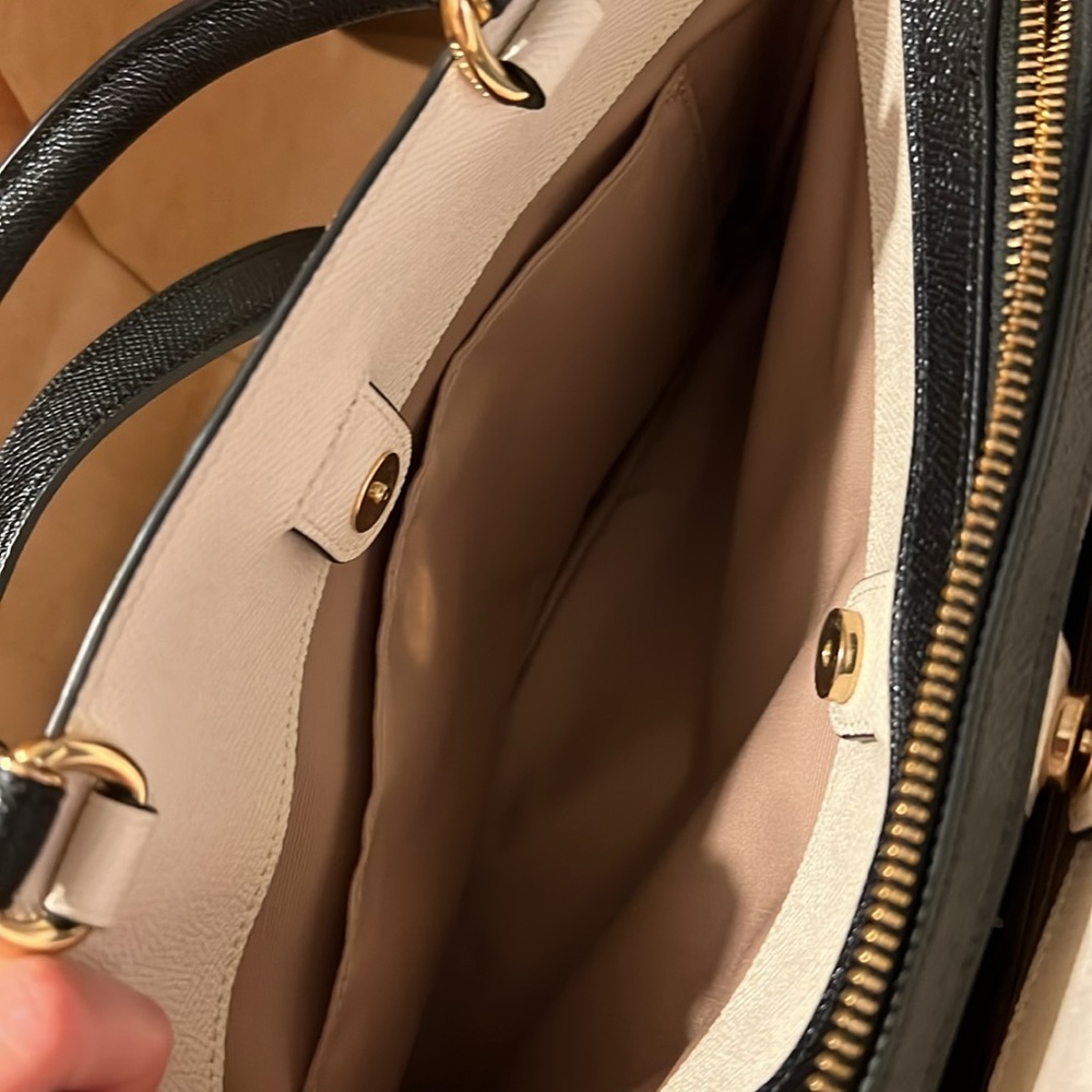 Tri-Color/Colorblock Coach “Lillie” Carryall Bag - Picture 8 of 10